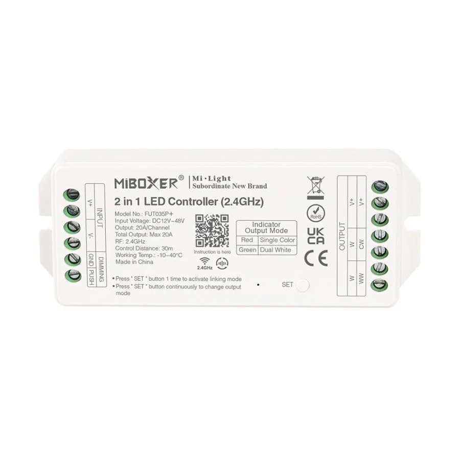 Φωτογραφία προϊόντος: ΑΣΥΡΜΑΤΟΣ ΔΕΚΤΗΣ CONTROLLER DIMMER 20A DC 12V-122W 24V-288W