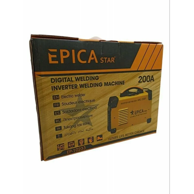 Φωτογραφία προϊόντος: OEM Epica Star EP-10233 Ηλεκτροκόλληση Inverter 200A (max) Ηλεκτροδίου (MMA)