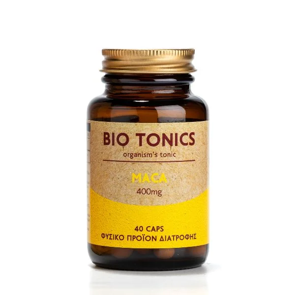 Φωτογραφία προϊόντος: Bio Tonics Premium Maca για τη σωστή σεξουαλική λειτουργία 400mg 40 κάψουλες - Bio Tonics