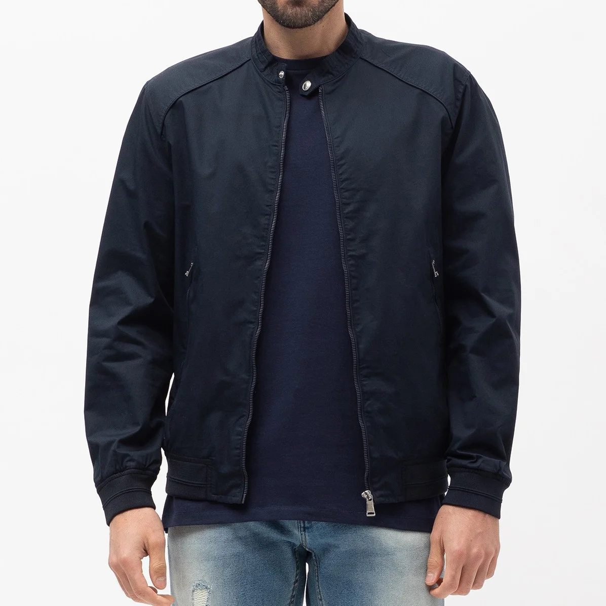 Φωτογραφία προϊόντος: Sorbino Eποχιακό Jacket effetto tecnico regular fit navy Ανδρικό