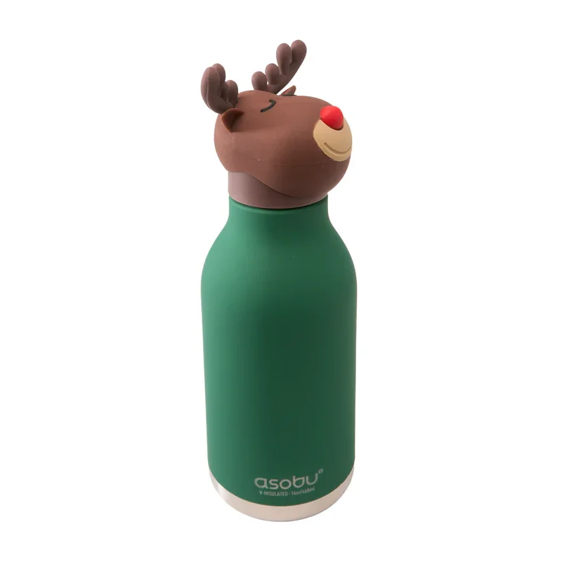 Φωτογραφία προϊόντος: Asobu Reindeer Bestie Bottle – Συλλεκτικό Παγούρι Θερμός με καλαμάκι (460 ml) Χωρίς BPA