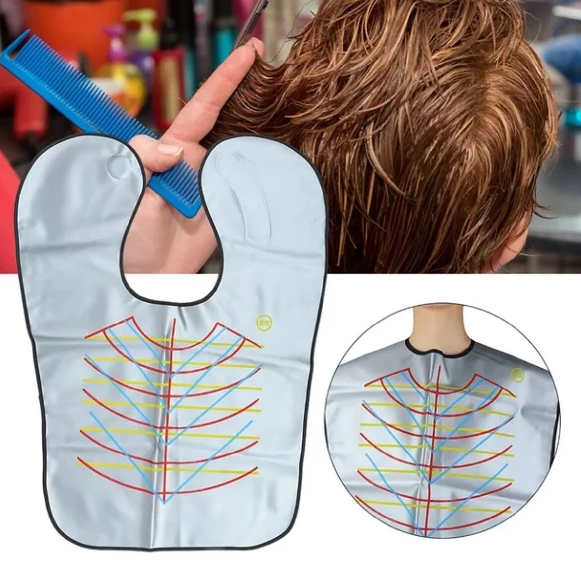 Φωτογραφία προϊόντος: Professional Barber Waterproof Cape