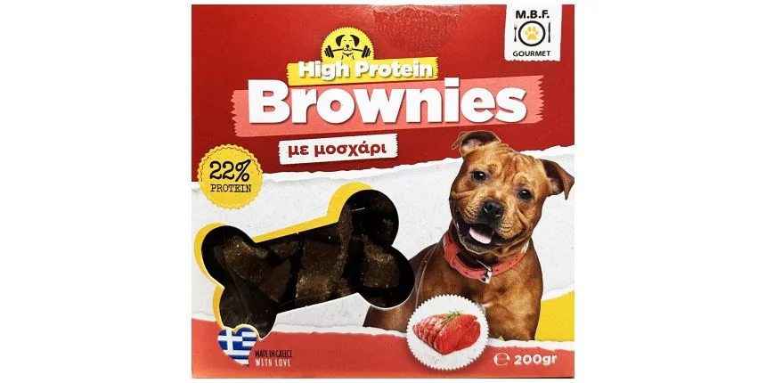 Φωτογραφία προϊόντος: MBF BROWNIES ΣΚΥΛΟΥ ΚΟΥΤΙ ΜΟΣΧΑΡΙ 200GR