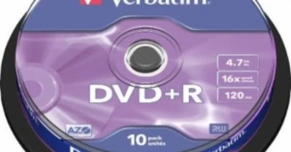 Φωτογραφία προϊόντος: DVD+R VERBATIM 16X4.7GB ΜΠΟΜΠΙΝΑ 10ΤΕΜ.