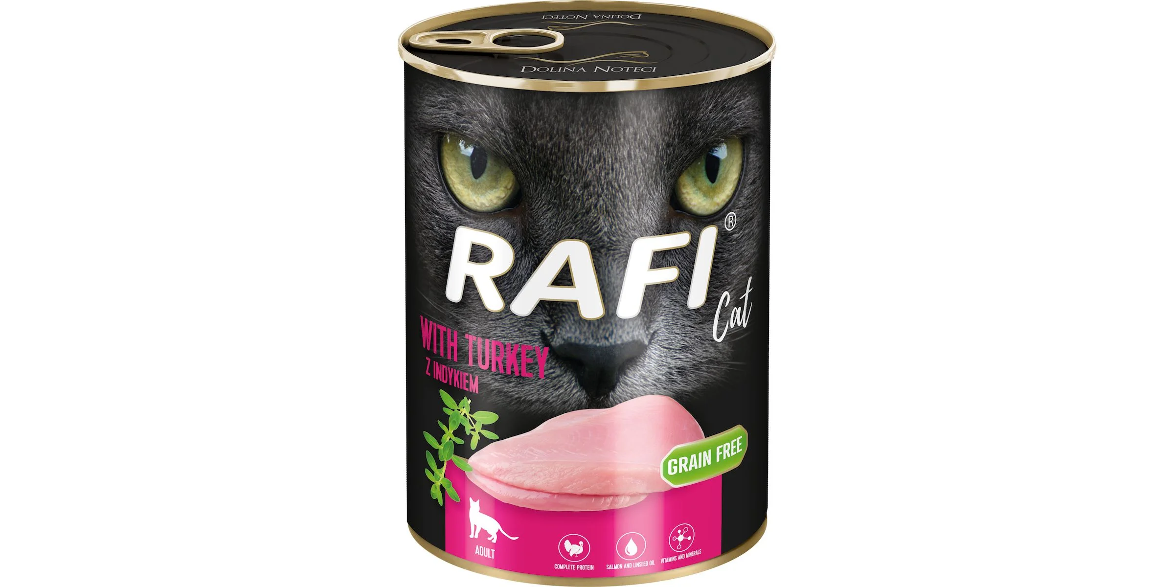 Φωτογραφία προϊόντος: Dolina Noteci Rafi Cat Adult Γαλοπούλα Πατέ 400gr