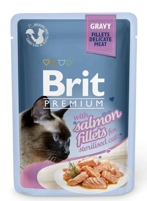 Φωτογραφία προϊόντος: Brit Premium® Pouches Gravy Salmon Sterilised