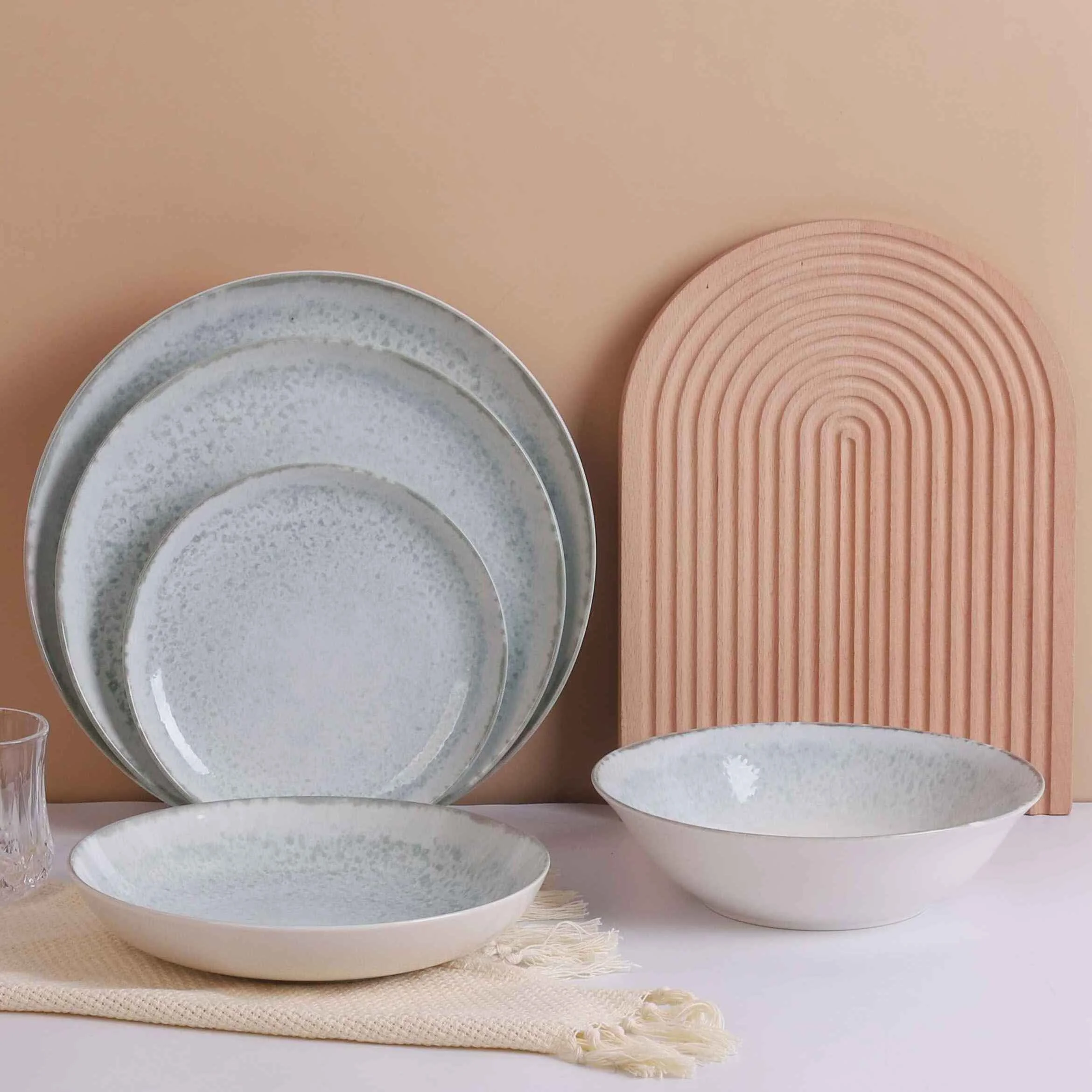 Φωτογραφία προϊόντος: Stoneware Σερβίτσιο φαγητού 20τμχ "Pluto"