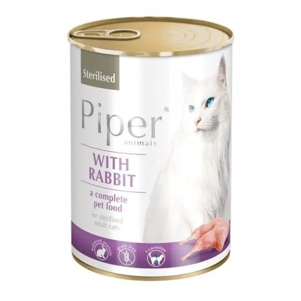 Φωτογραφία προϊόντος: PIPER CAT ADULT STERILISED ΚΟΥΝΕΛΙ 400GR