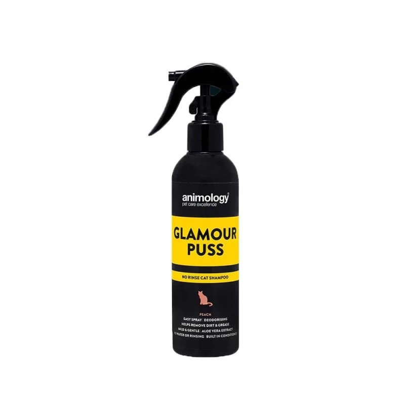 Φωτογραφία προϊόντος: ANIMOLOGY GLAMOUR PUSS NO RINSE CAT SHAMPOO PEACH VEGAN 250ML