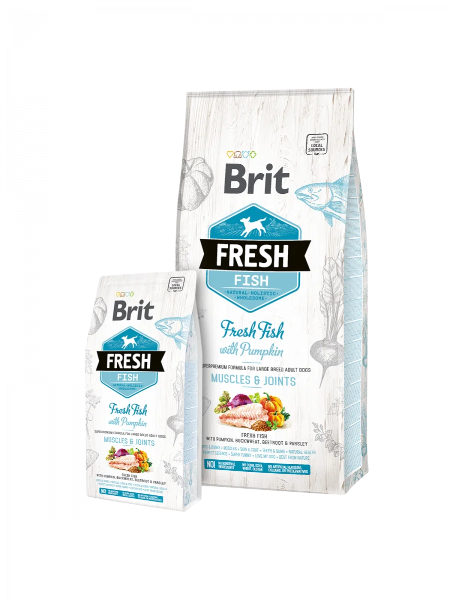Φωτογραφία προϊόντος: Brit Fresh® Fish Adult Large Muscles + Joints