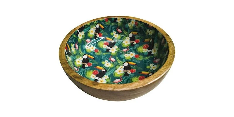 Φωτογραφία προϊόντος: Croci Ταΐστρα Σκύλου Mango Bowl Decal Toucan 830ml