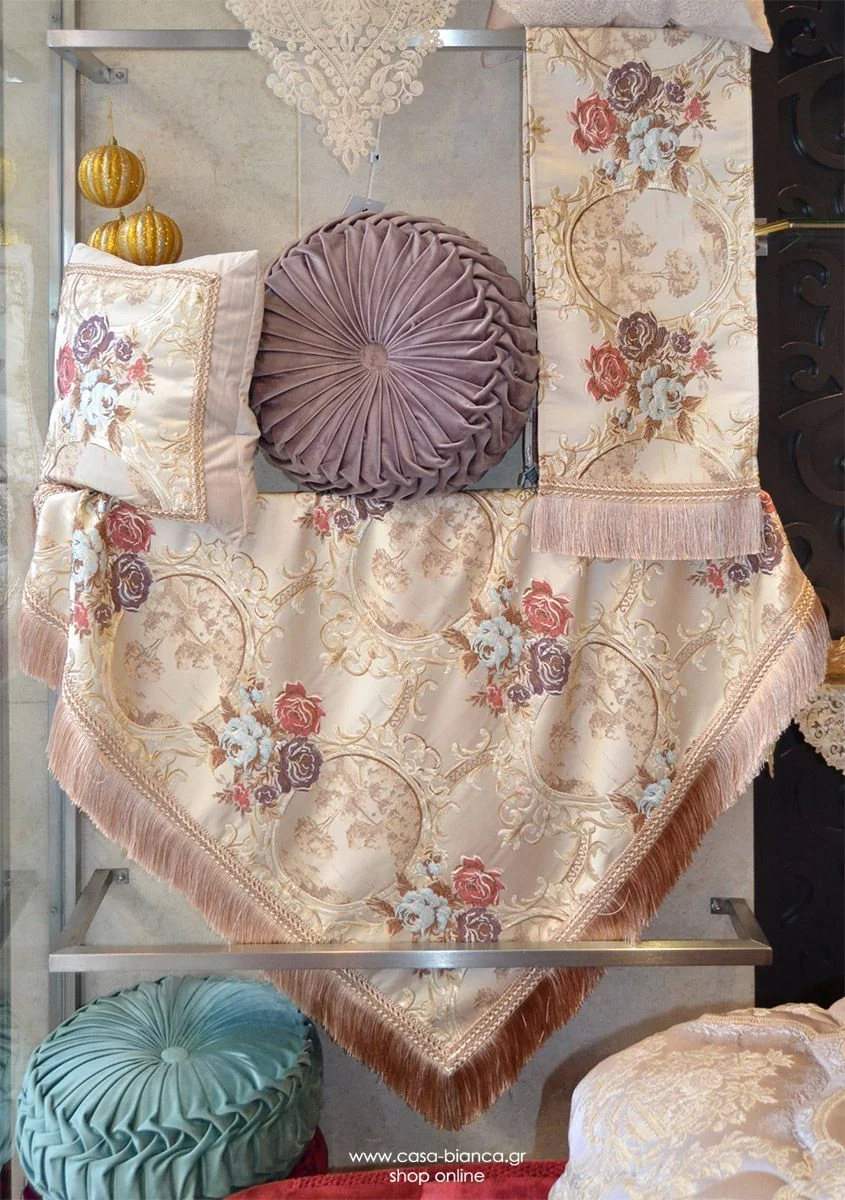 Φωτογραφία προϊόντος: LIOLIOS Καρέ 105x105 sateen Jacquard TB2209 Frame