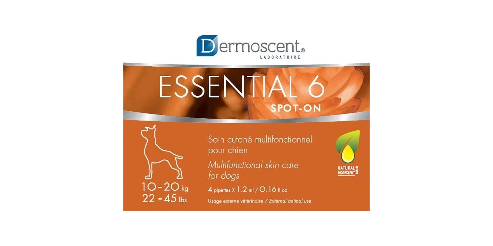 Φωτογραφία προϊόντος: Dermoscent Essential 6 Spot-On Συμπλήρωμα Διατροφής Σκύλου 10-20kg 80gr