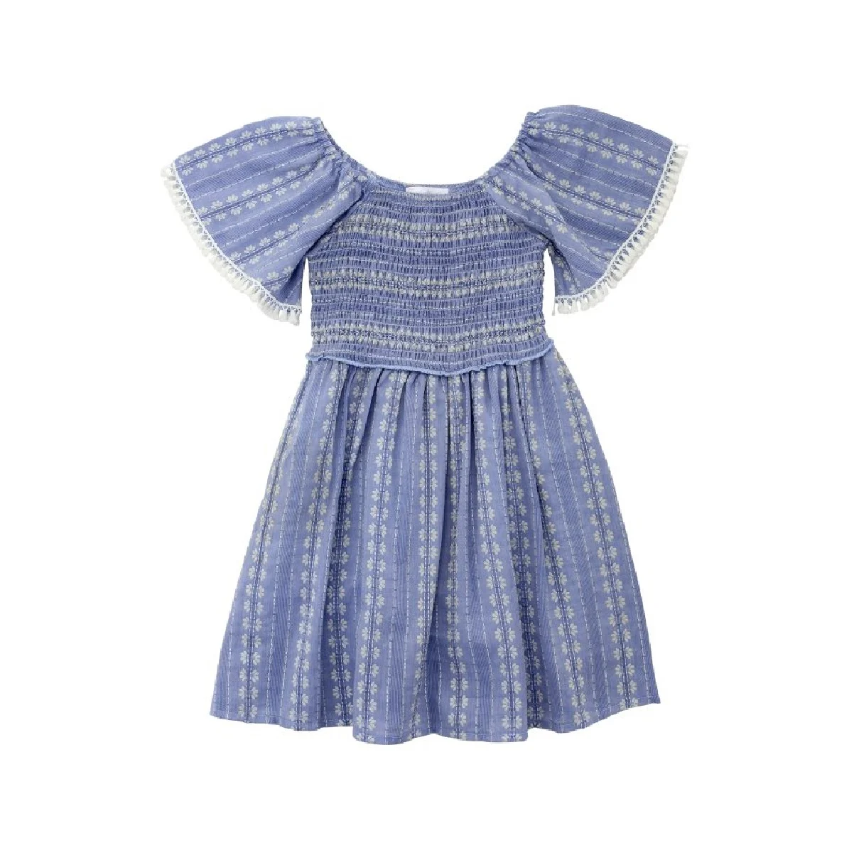 Φωτογραφία προϊόντος: For Funky Kids ΦΟΡΕΜΑ FNK ETHNIC ΓΑΛΑΖΙΟ - ΛΕΥΚΟ