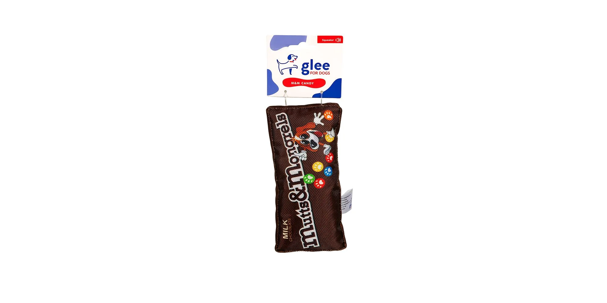Φωτογραφία προϊόντος: GLEE ΠΑΙΧΝΙΔΙ ΣΚΥΛΟΥ M+M CANDY SQUEAKY 18x8cm