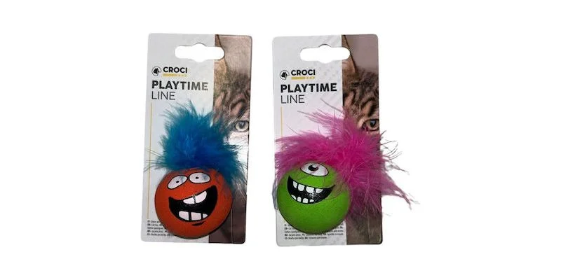 Φωτογραφία προϊόντος: Παιχνίδι Γάτας Croci Monster Balls 4,5cm 1τεμ