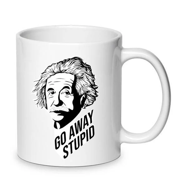 Φωτογραφία προϊόντος: Albert Einstein mug Άλμπερτ Αϊνστάιν κούπα no2 κεραμική 330ml Μπαίνει στο πλυντήριο