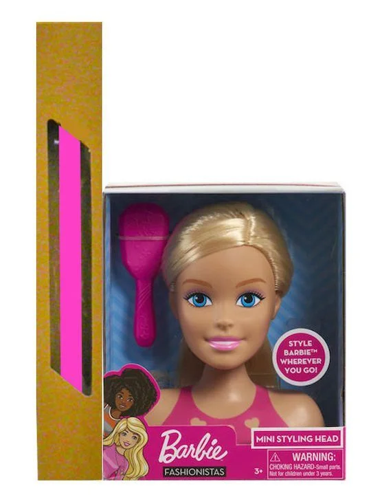 Φωτογραφία προϊόντος: Barbie Mini Κεφάλι Ομορφιάς και δώρο λαμπάδα