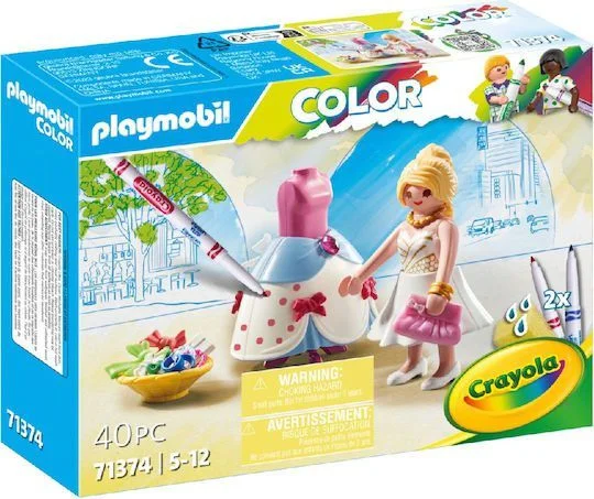 Φωτογραφία προϊόντος: Playmobil Color Σχεδιάστρια Μόδας για 5-12 ετών