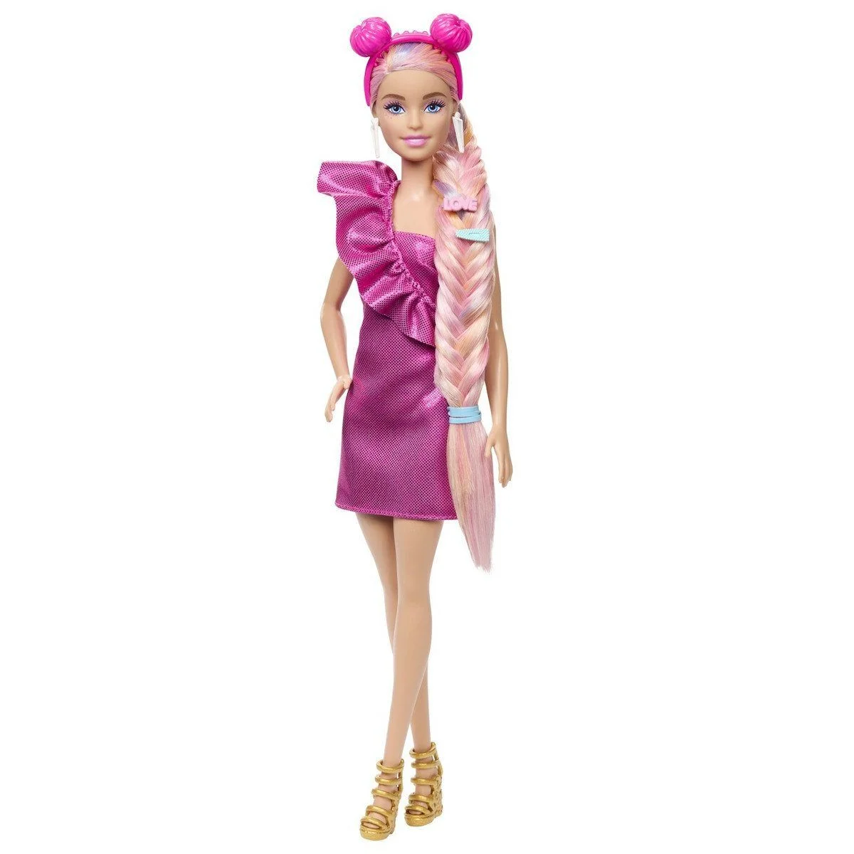 Φωτογραφία προϊόντος: Barbie Κούκλα Fun and Fancy με Πολύχρωμα Μαλλιά και Αξεσουάρ για 3+ Ετών 21.5εκ.