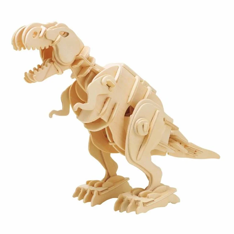 Φωτογραφία προϊόντος: ROBOTIME WALKING T-REX Ξύλινο Μηχανικό Puzzle με Αισθητήρα Ήχου