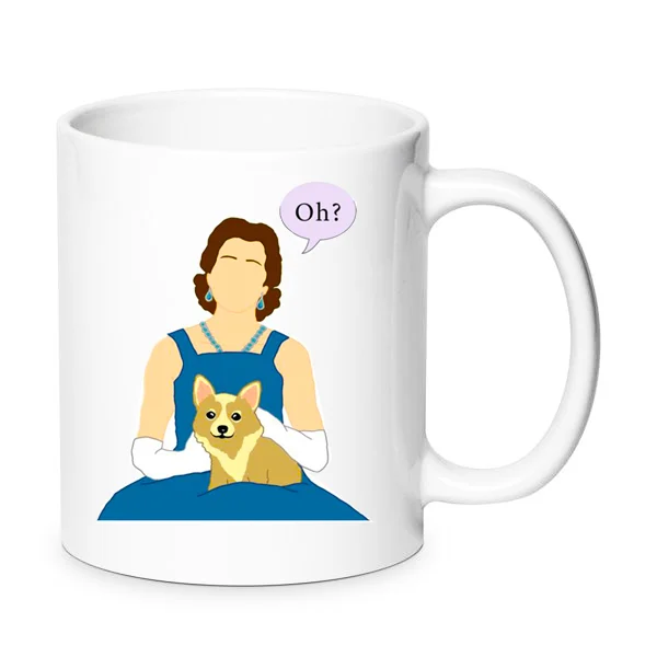 Φωτογραφία προϊόντος: The crown mug Το στέμμα κούπα no2 κεραμική 330ml