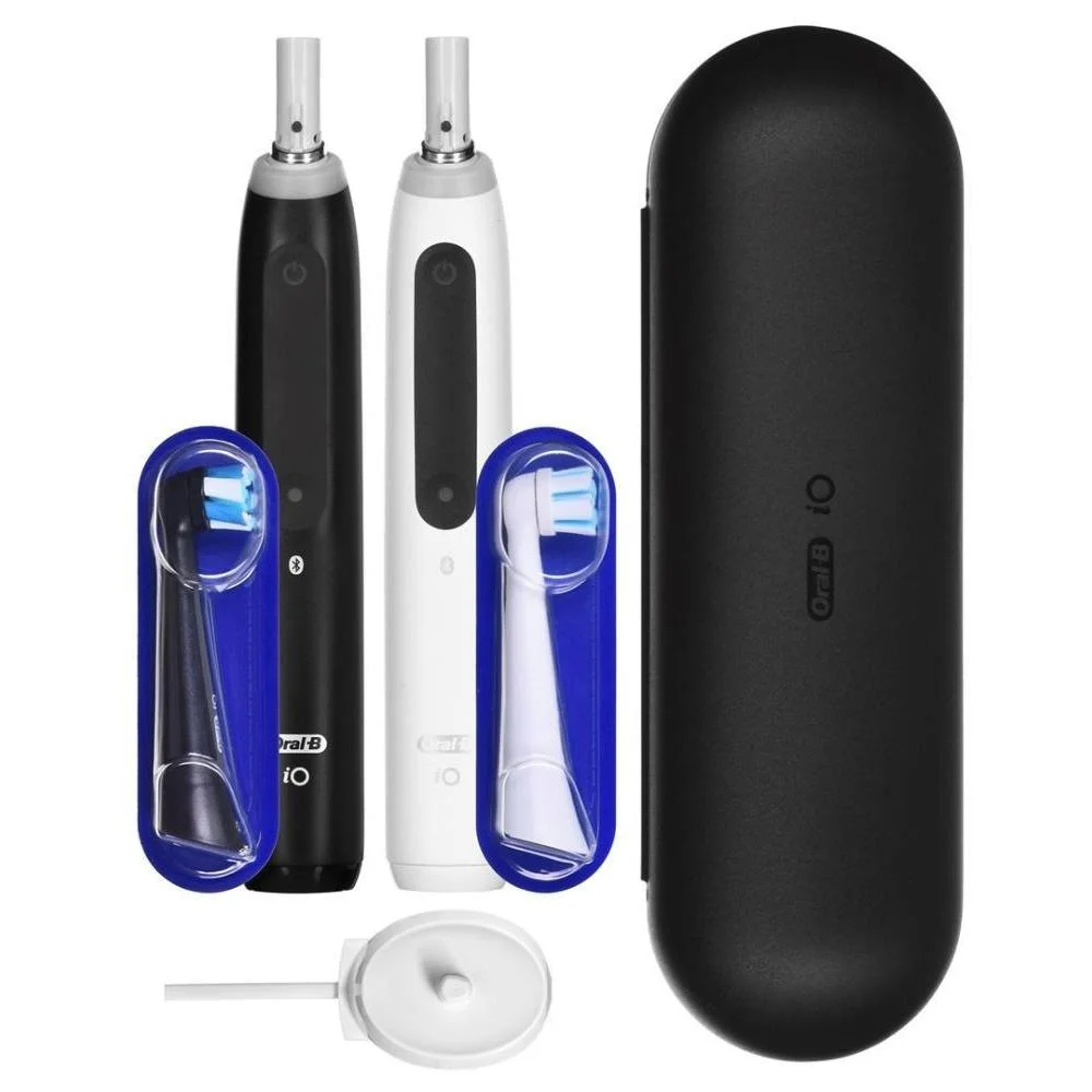 Φωτογραφία προϊόντος: Braun Oral-B iO5 Duo Matt Black/Quite White electric toothbrush