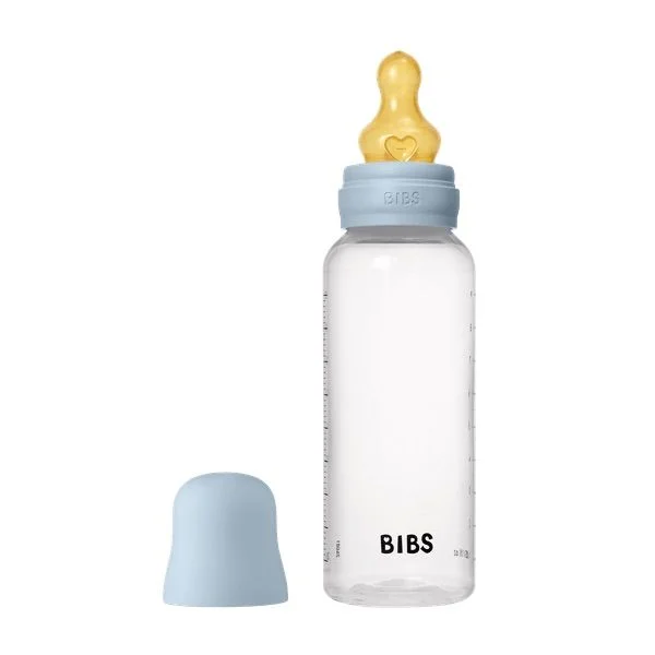 Φωτογραφία προϊόντος: Πλαστικό Μπιμπερό Latex Baby Blue (270ml) - Bibs