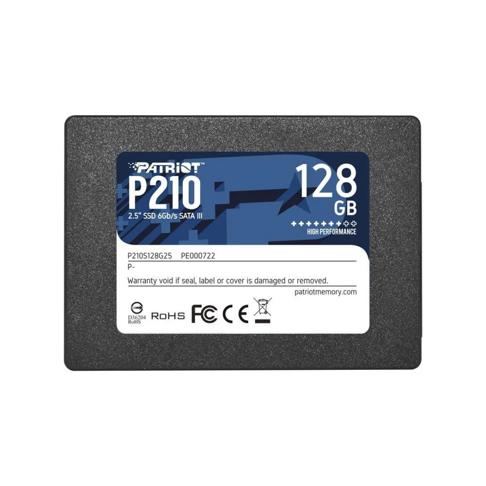 Φωτογραφία προϊόντος: Patriot P210 SSD 128GB 2.5'' SATA III
