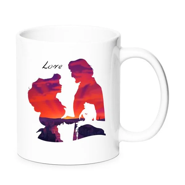 Φωτογραφία προϊόντος: Notre Dame mug Love Η Παναγία των Παρισίων Αγίου Βαλεντίνου κούπα No4 Κεραμική 330ml