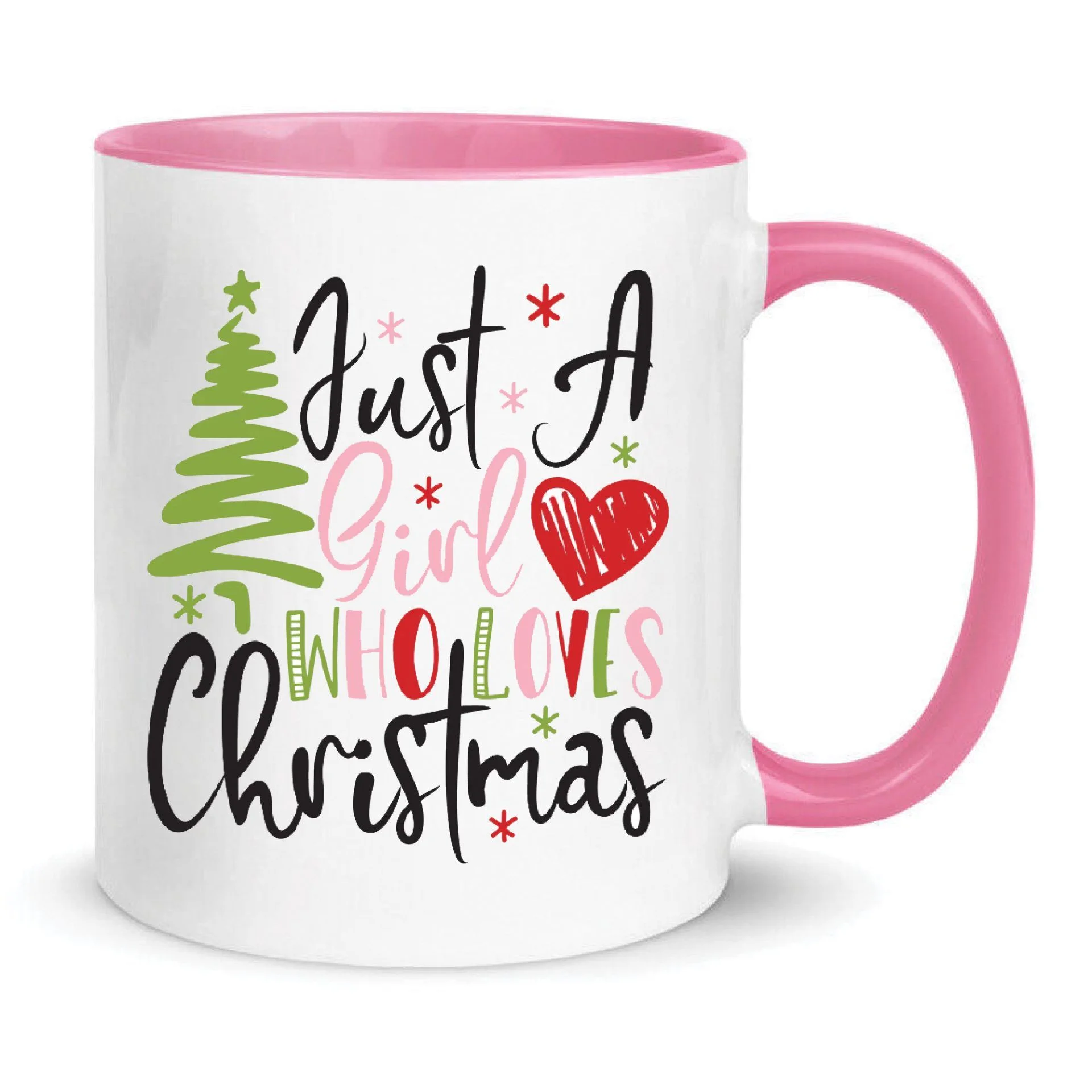 Φωτογραφία προϊόντος: Just a girl who loves Christmas mug Χριστουγεννιάτικη κούπα no130 κεραμική 330ml