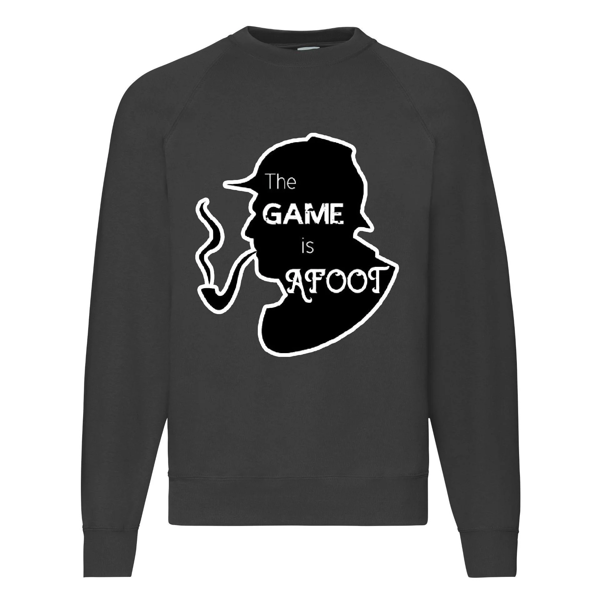 Φωτογραφία προϊόντος: Φούτερ Sweatshirt Sherlock Holmes no22 Original Fruit of the loom 80% βαμβάκι the game is a foot