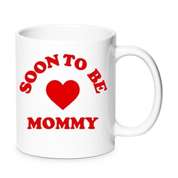 Φωτογραφία προϊόντος: Soon to be mommy mug Καινούργια μαμά κούπα no29 κεραμική 330ml