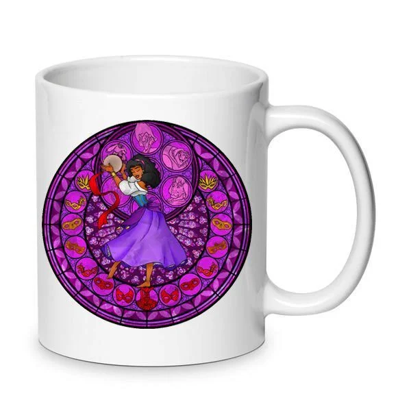 Φωτογραφία προϊόντος: The Hunchback of Notre Dame mug Esmeralda Η Παναγία των Παρισίων Εσμεράλδα κούπα No7 Κεραμική 330ml