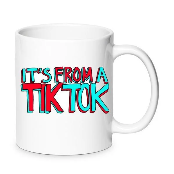 Φωτογραφία προϊόντος: Tik Tok mug Τικ τοκ κούπα 330ml κεραμική no4