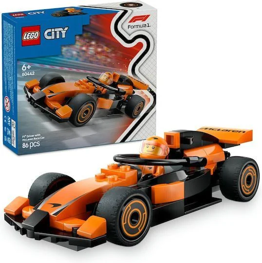 Φωτογραφία προϊόντος: Lego City F1® Driver With Mclaren Race Car για 6+ Ετών 86τμχ