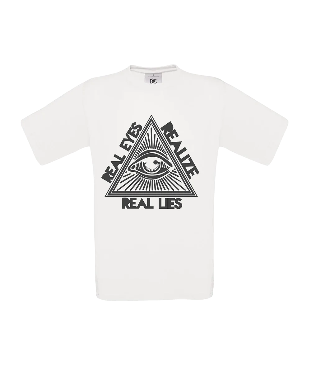 Φωτογραφία προϊόντος: T-shirt Real Eyes Realize Real Lies (Λευκό)