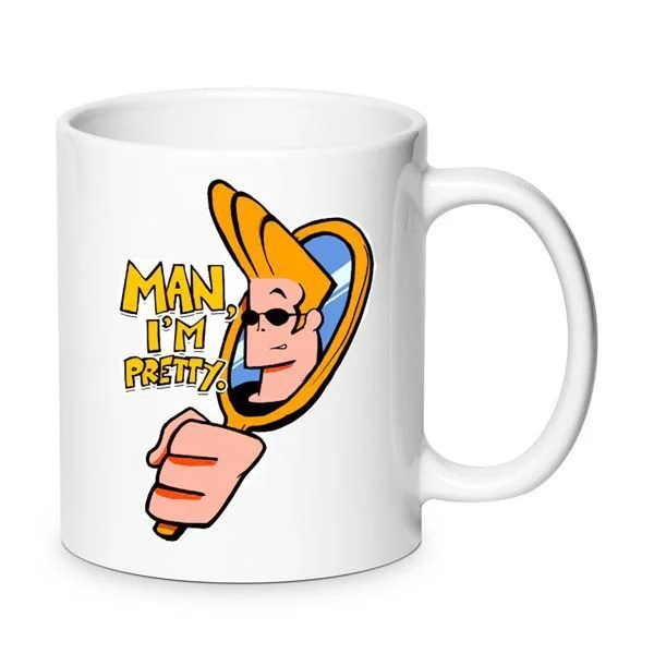 Φωτογραφία προϊόντος: Johny Bravo mug Τζόνι Μπράβο κούπα no3 330ml κεραμική μπαίνει στο πλυντήριο