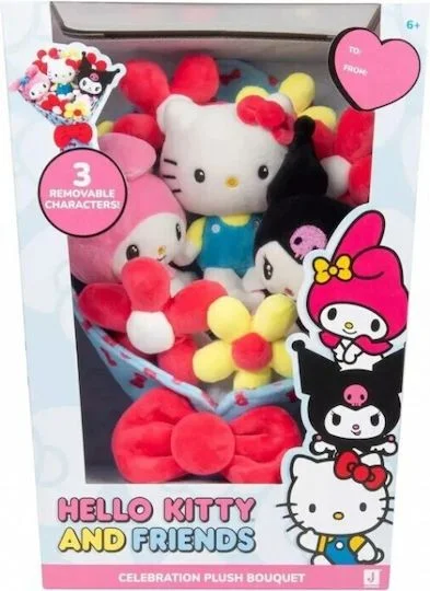 Φωτογραφία προϊόντος: Hello Kitty and Friends Celebration Λούτρινο Μπουκέτο