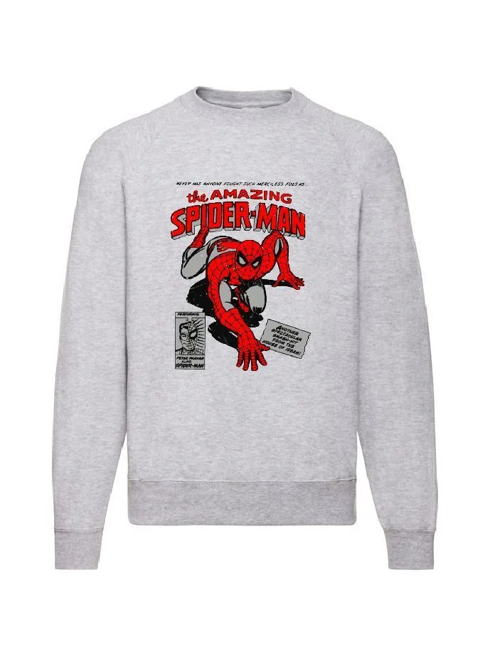 Φωτογραφία προϊόντος: Φούτερ Sweatshirt Sweater Spiderman the amazing no21 Original Fruit of the loom 80% βαμβάκι