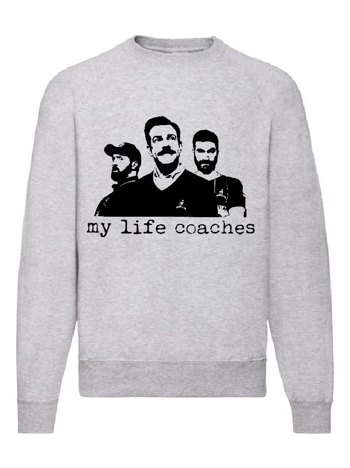 Φωτογραφία προϊόντος: Φούτερ Sweatshirt Sweater Ted Lasso My life coaches no20 Original Fruit of the loom 80% βαμβάκι
