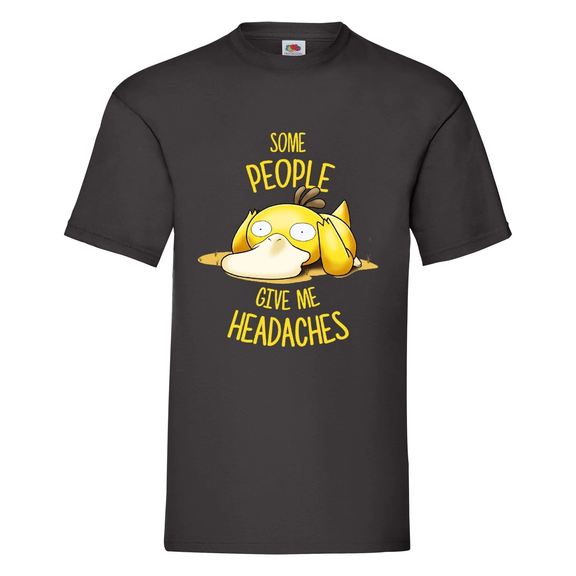 Φωτογραφία προϊόντος: Μπλούζα Tshirt Pokemon Psyduck no25 Some people give me headaches Fruit of the loom 100% βαμβάκι