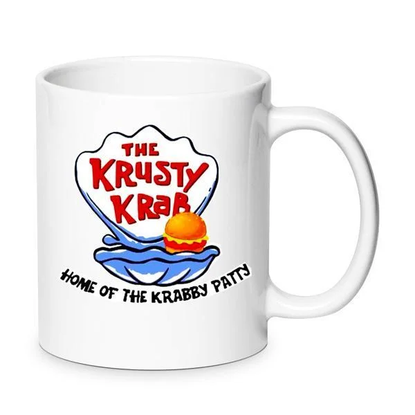 Φωτογραφία προϊόντος: Spongebob mug The crusty Krab Μπομπ ο Σφουγγαράκης κούπα Ο τραγανός κάβουρας no5 κεραμική 330ml