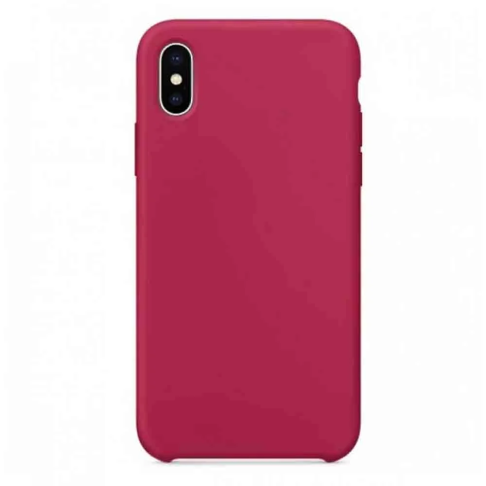 Φωτογραφία προϊόντος: OEM Silicone Case For iPhone X/XS Maroon