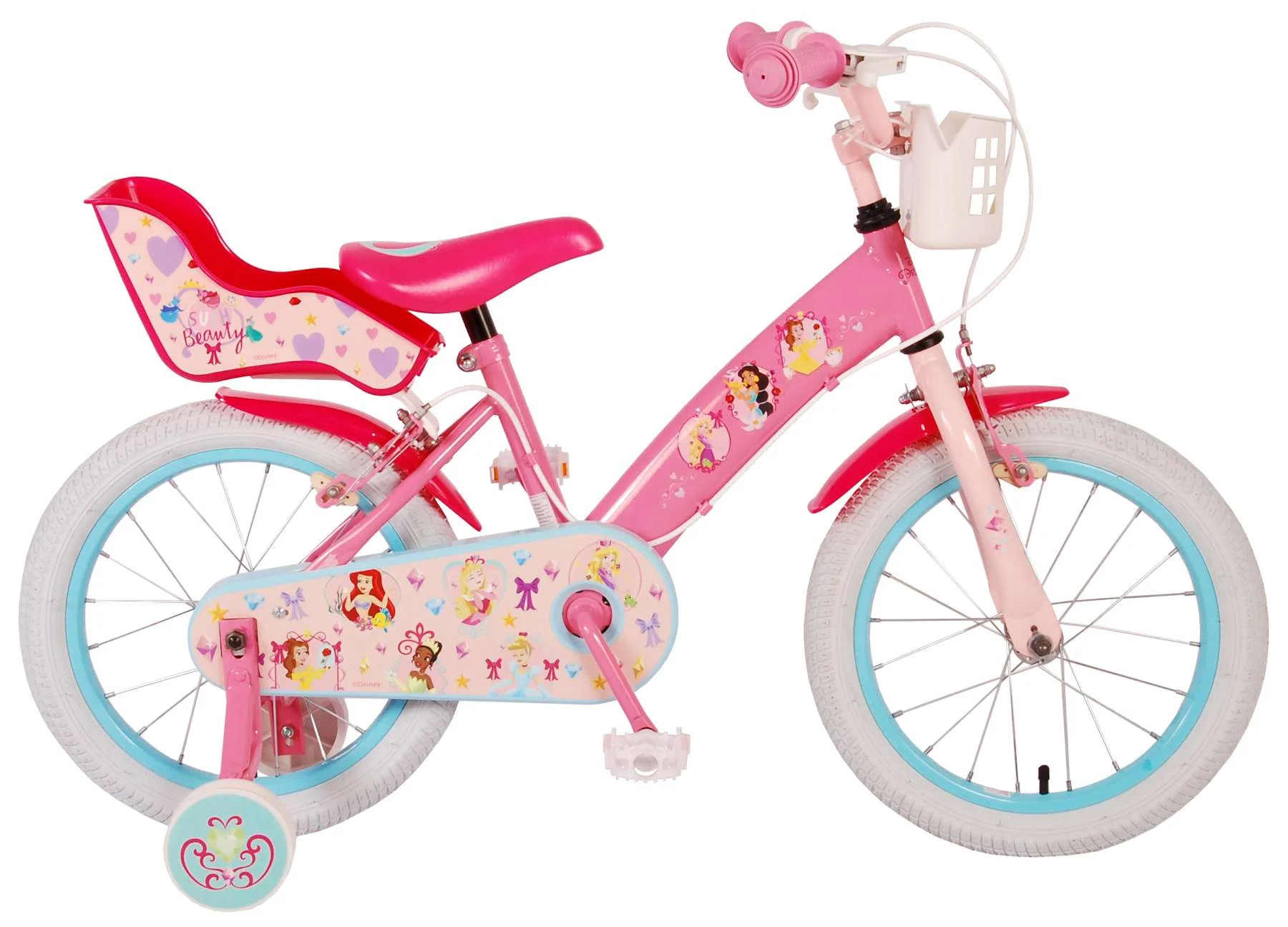 Φωτογραφία προϊόντος: Ποδήλατο Disney Princess 16 ροζ - 21609-CH-IT