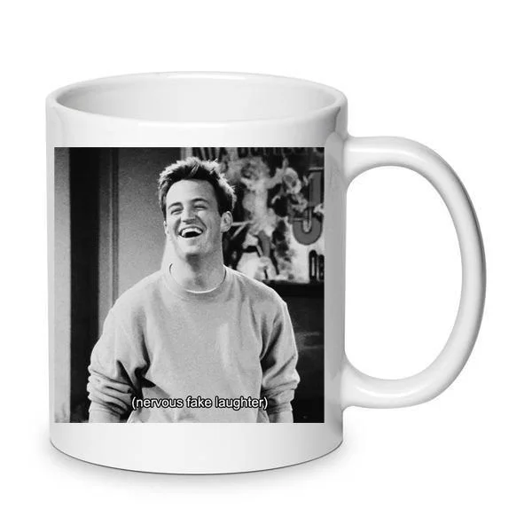 Φωτογραφία προϊόντος: Chandler bing friends tv τα φιλαράκια τσάντλερ κούπα λευκή κεραμική 330ml no5