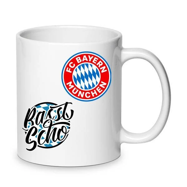 Φωτογραφία προϊόντος: Κούπα Bayern Munich κεραμική 330ml λευκή no3
