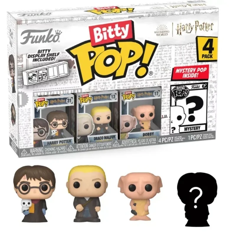 Φωτογραφία προϊόντος: Funko Φιγούρες HARRY POTTER - Bitty Pop 4 Pack 2.5cm - Harry in robe with Scarf