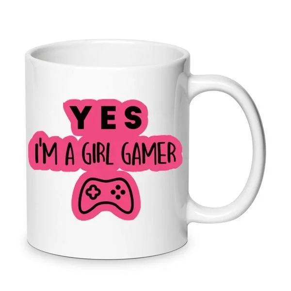 Φωτογραφία προϊόντος: Κούπα Gamer Girl Yes i am Κεραμική 330ml No4