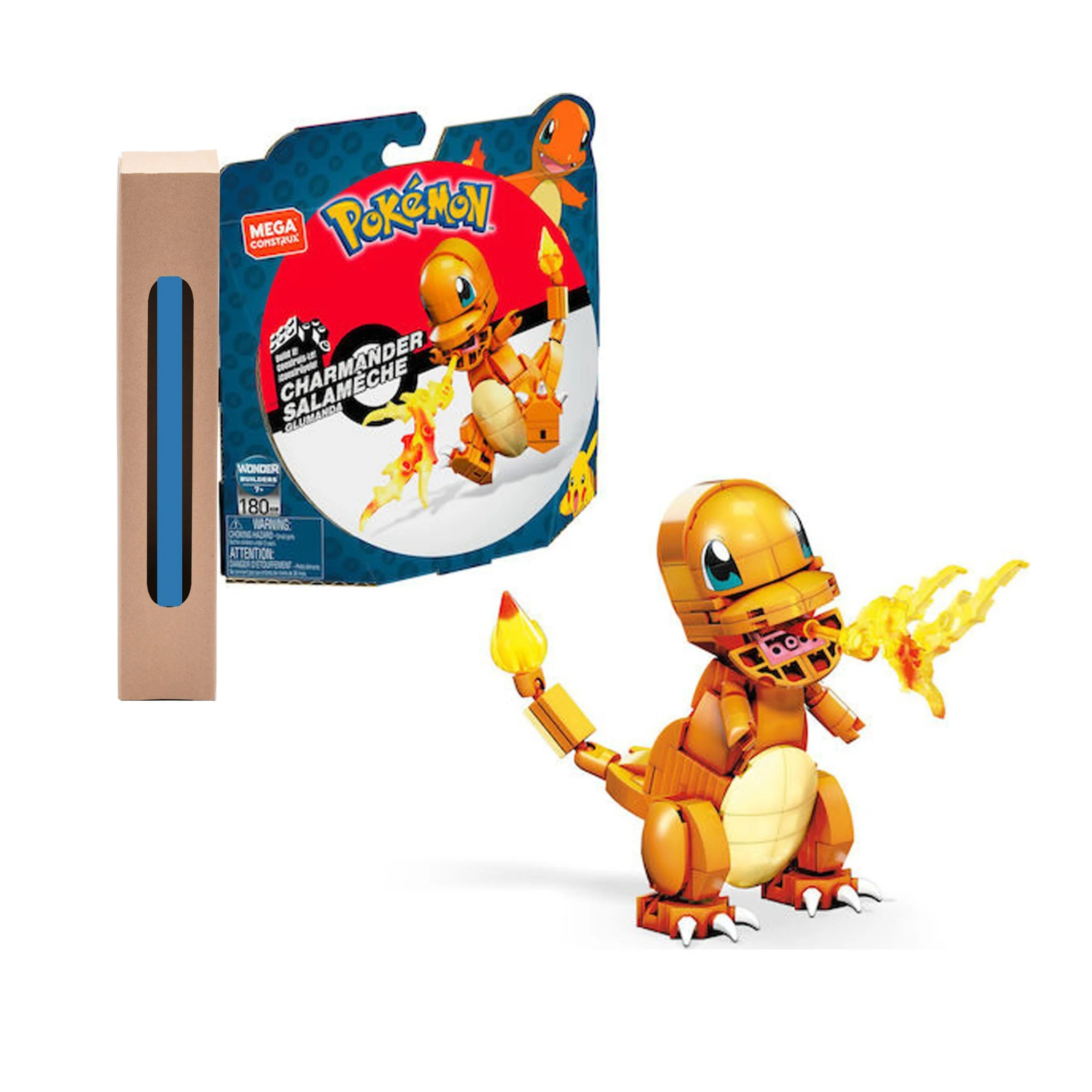 Φωτογραφία προϊόντος: Τουβλάκια Pokémon Medium Charmander Glumanda για 7+ Ετών και δώρο λαμπάδα